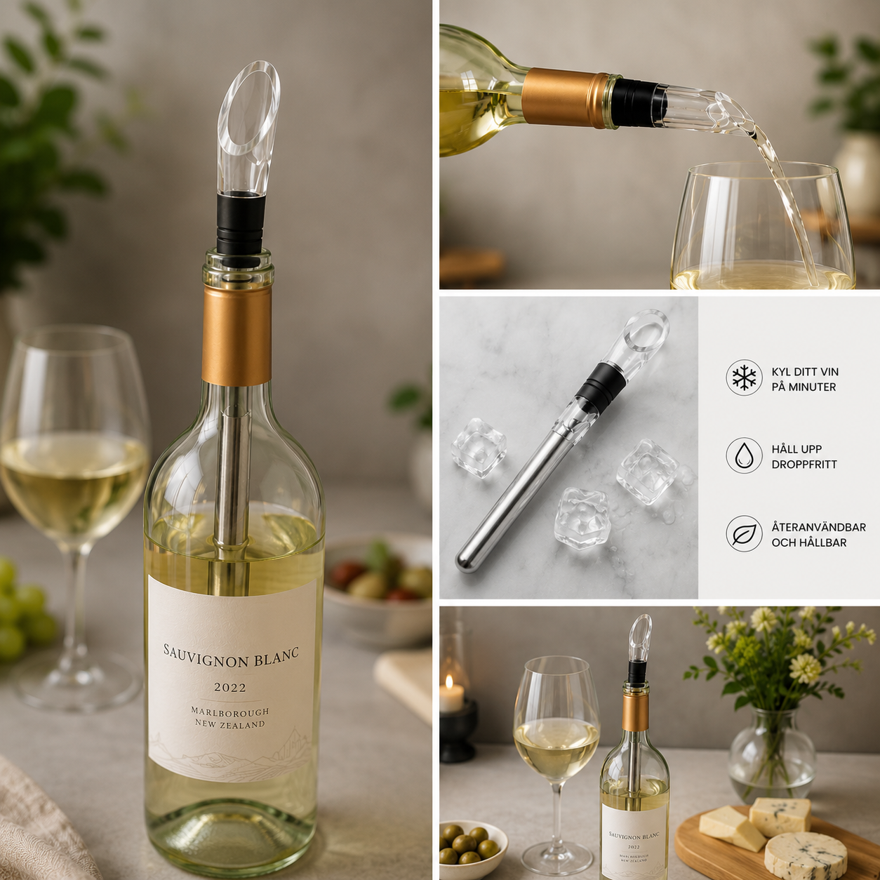 CrystalFlow - Perfekt kylt vin vid alla tillfällen